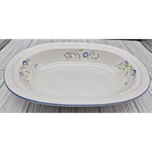 Vintage Citation "Shades of Crest" Stoneware Oval Serving Bowl - 1970s Retro